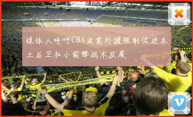 媒体人呼吁CBA放宽外援限制促进本土后卫和小前锋战术发展